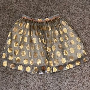 NWOT Urban Outfitters Kimchi Blue gold foil skirt